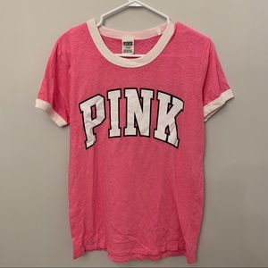 PINK VS Pink Ringer Tee